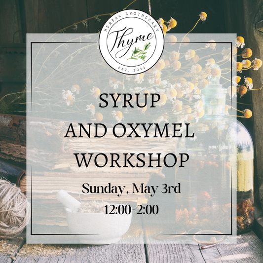 Syrup and Oxymel Workshop