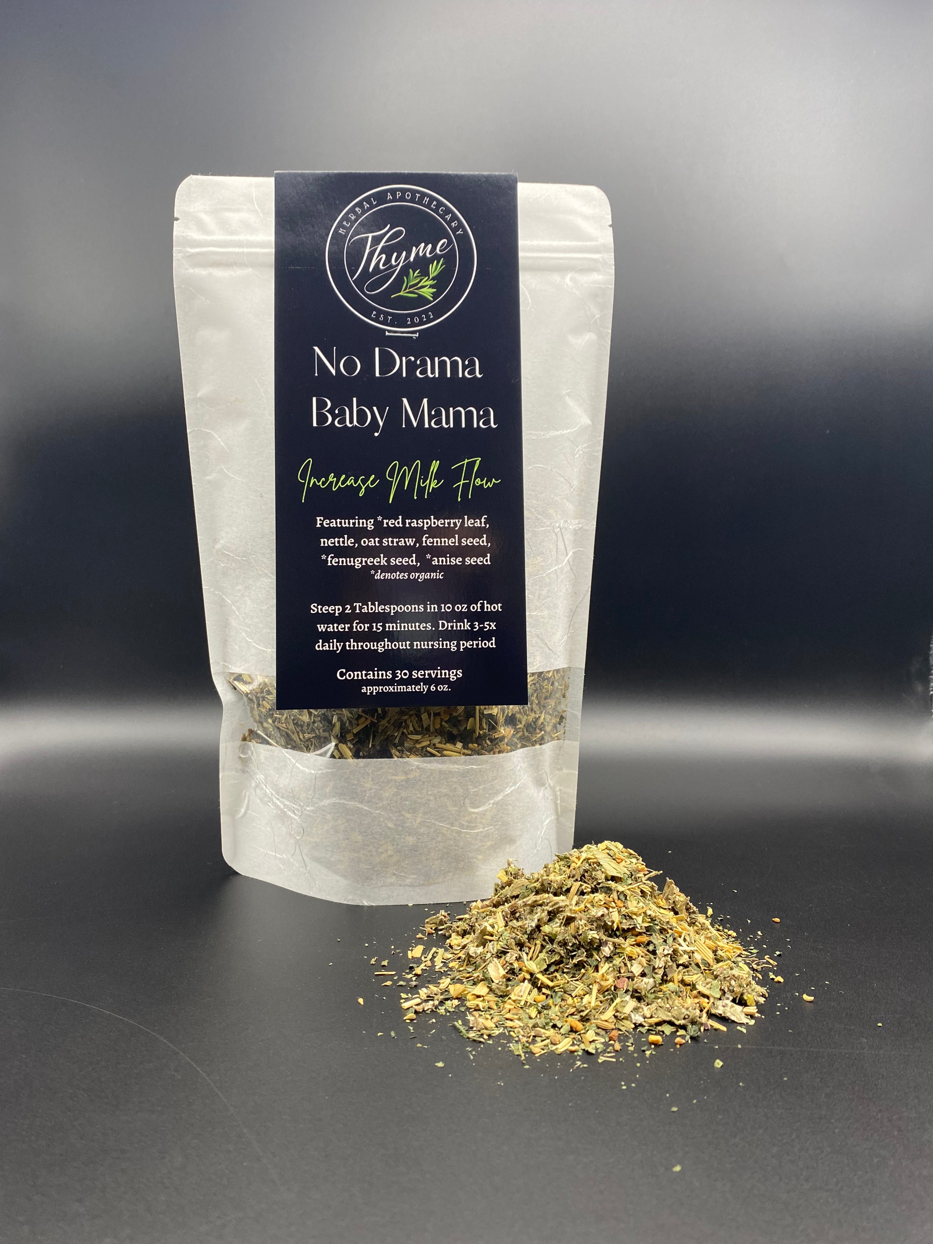 No Drama Baby Mama Thyme Herbal Apothecary