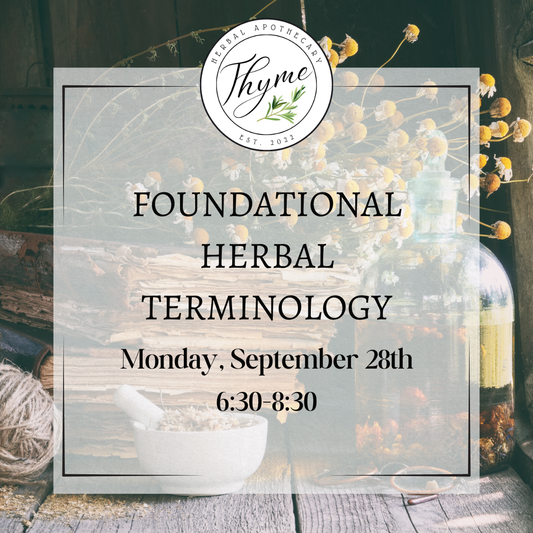 Foundational Herbal Terminology