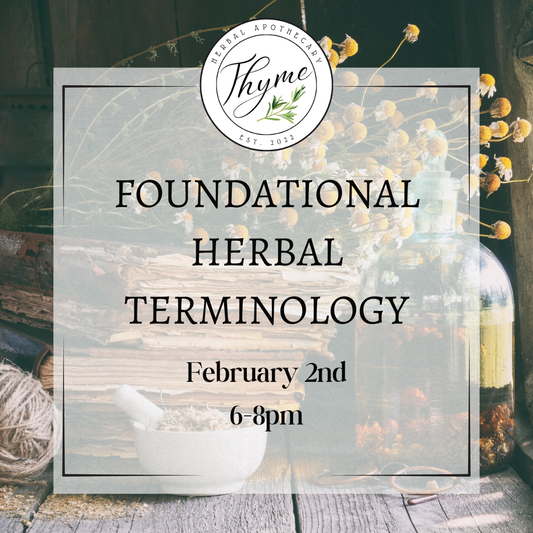 Foundational Herbal Terminology