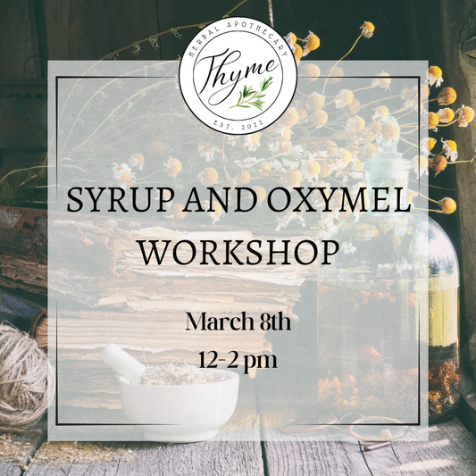 Syrup and Oxymel Workshop